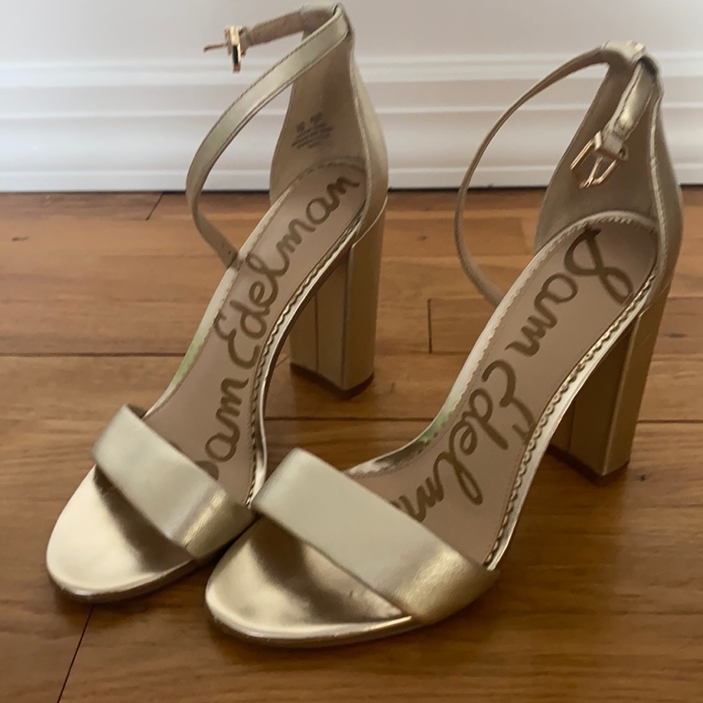Sam Edelman Gold Yaro Sandal Size 7
